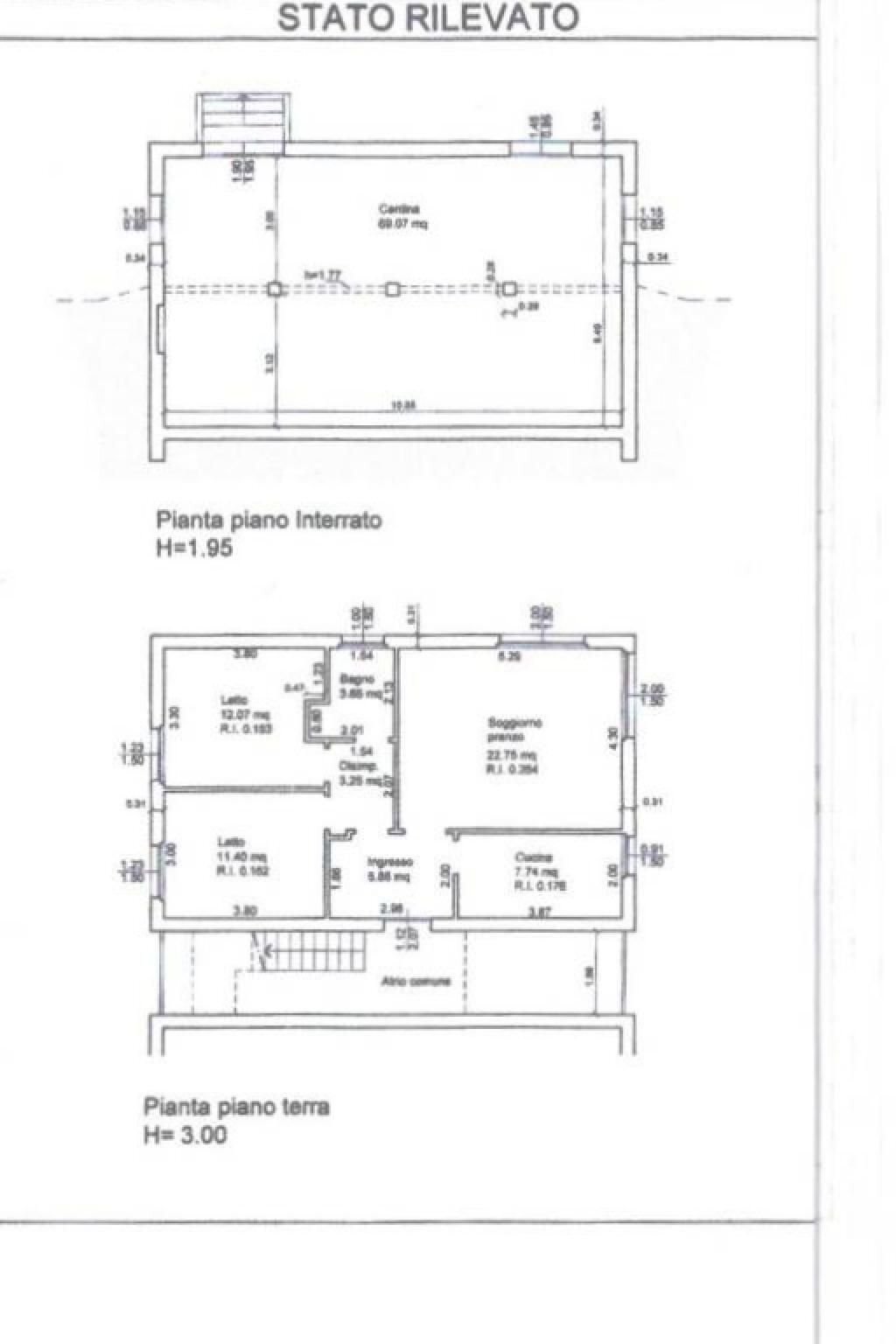 Quadrilocale viale delle Palme, Ravenna (zona Porto Corsini) - planimetria 1