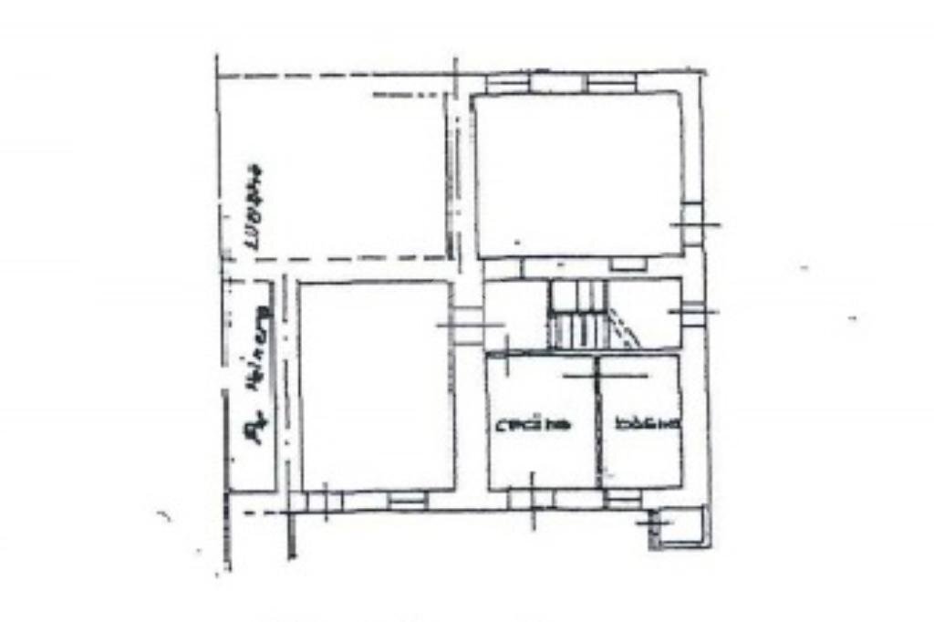 Casa semi indipendente Via Gamberi, San Francesco al Campo - planimetria 1