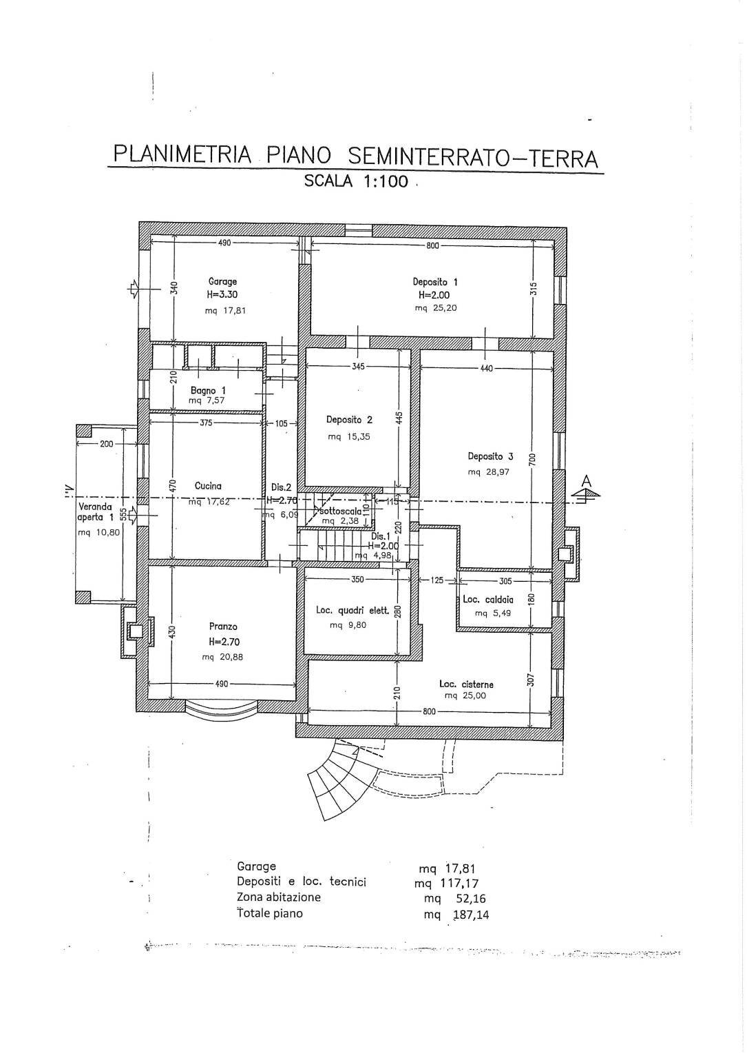 Villa Statte - floor plans 1