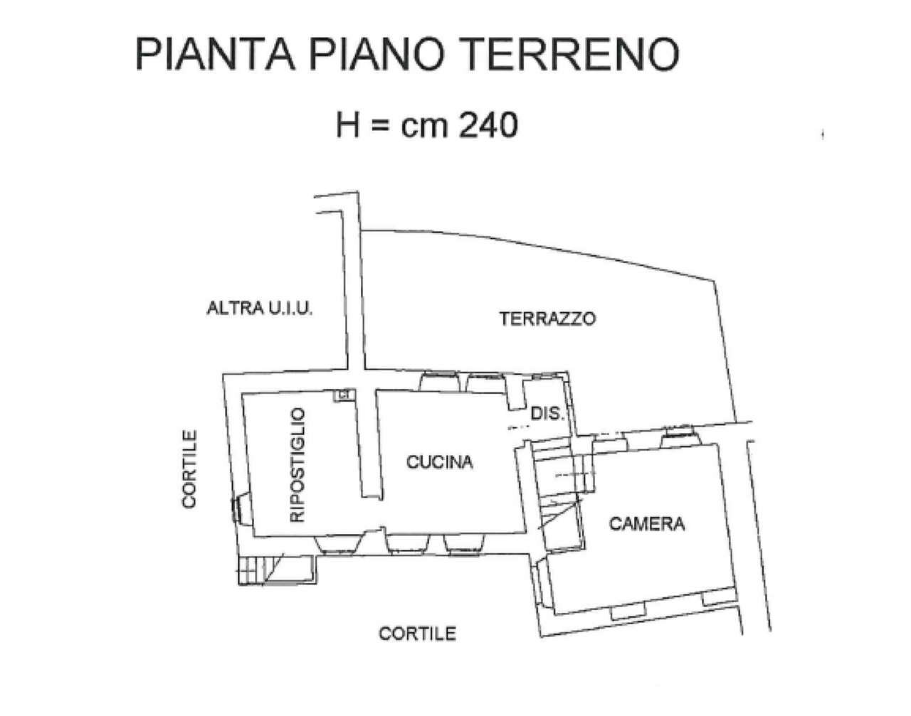 1 - Porzione di casa strada del Pilonetto, 35, Castiglione Torinese - planimetria 1