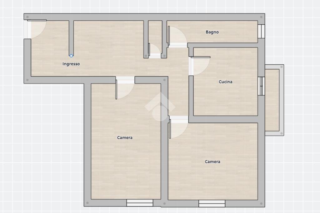 Three-room apartment Viale alla Pineta, Genova (neighborhood Pegli) - floor plans 1