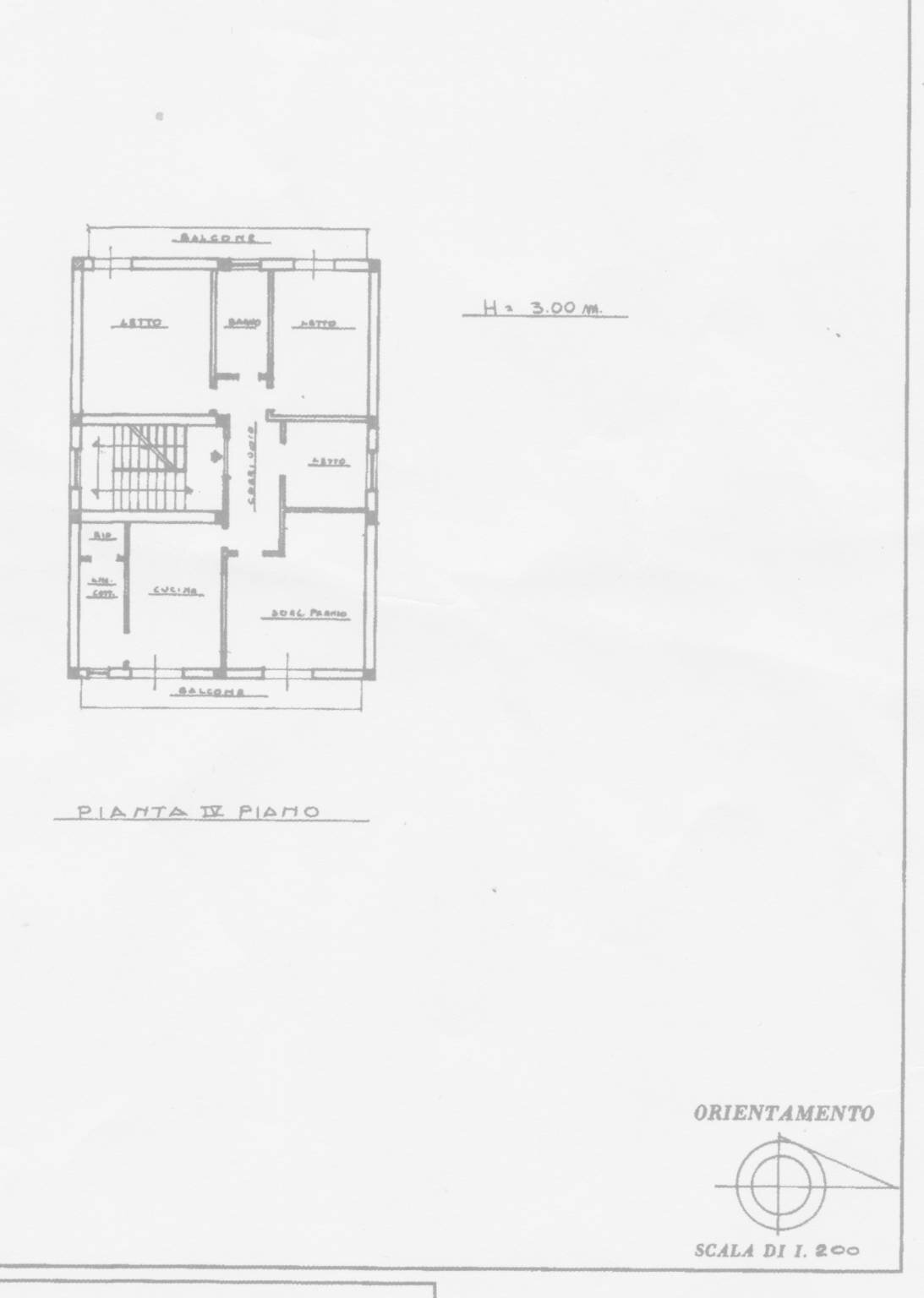 Appartamento Lungomare Giorgio Liguori, 63, Montegiordano - planimetria 1