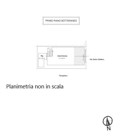 Rustico via Santo Stefano, Guarene - planimetria 1