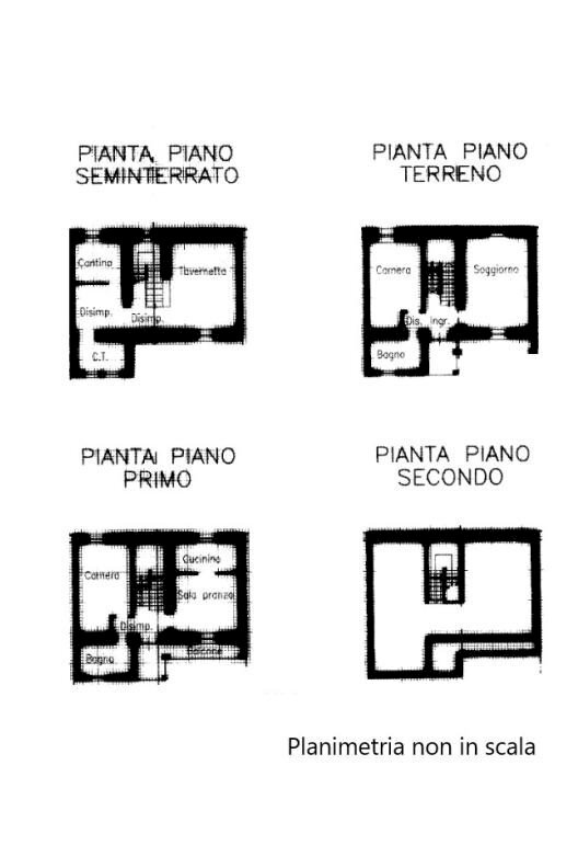Rustico via Cornale, Magliano Alfieri - planimetria 1