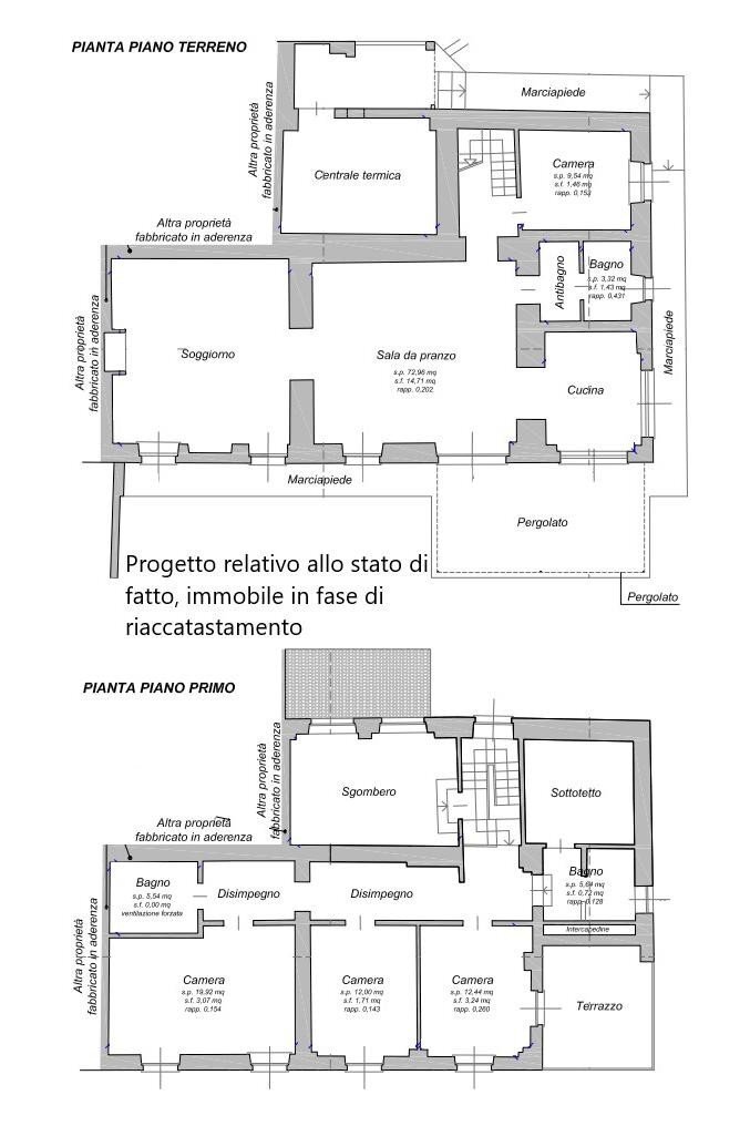Villa Cherasco - planimetria 1