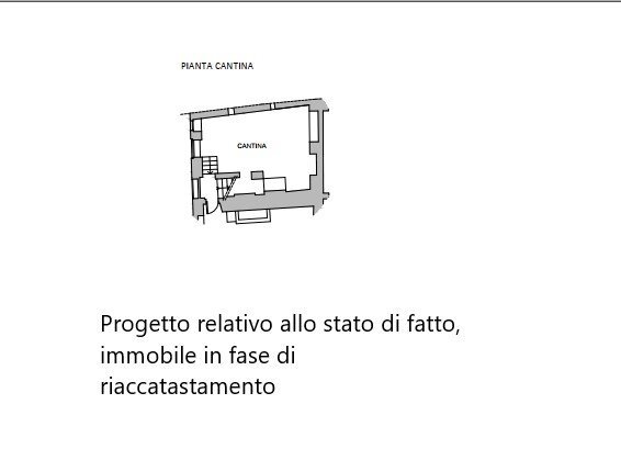 Independent house via Giachini, Neive - floor plans 1