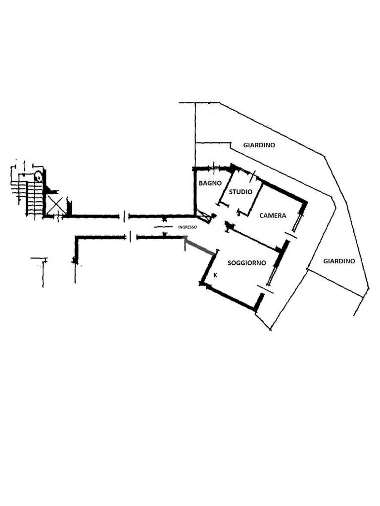 Trilocale Via Privata Flesia, Sanremo - planimetria 1