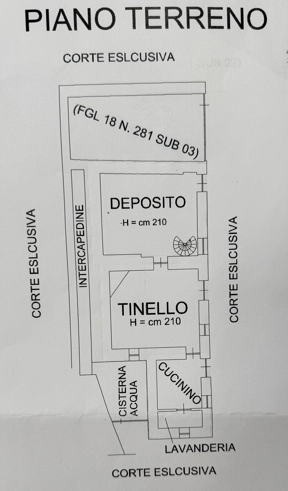 Rustico Via Costa Lorenzo, 5, Torre Pellice - planimetria 1