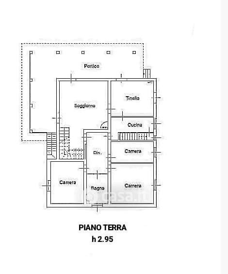 Villa Unifamiliare Lesignano de' Bagni - planimetria 1
