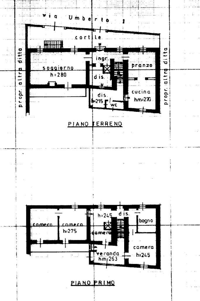 Semi-detached house Via Calvi, Viarigi - floor plans 1