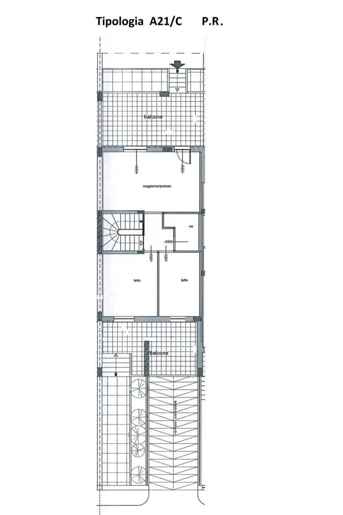 Villa via Giuseppe Frisario, 1, Bari - floor plans 1