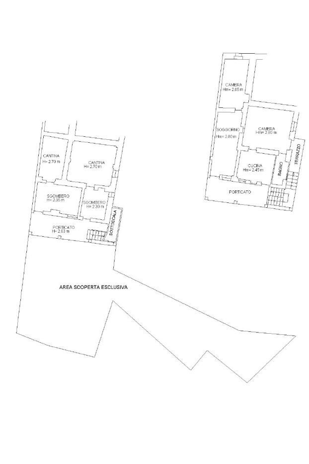Rustic via Emilio Sambuy, 30, Lesegno - floor plans 1