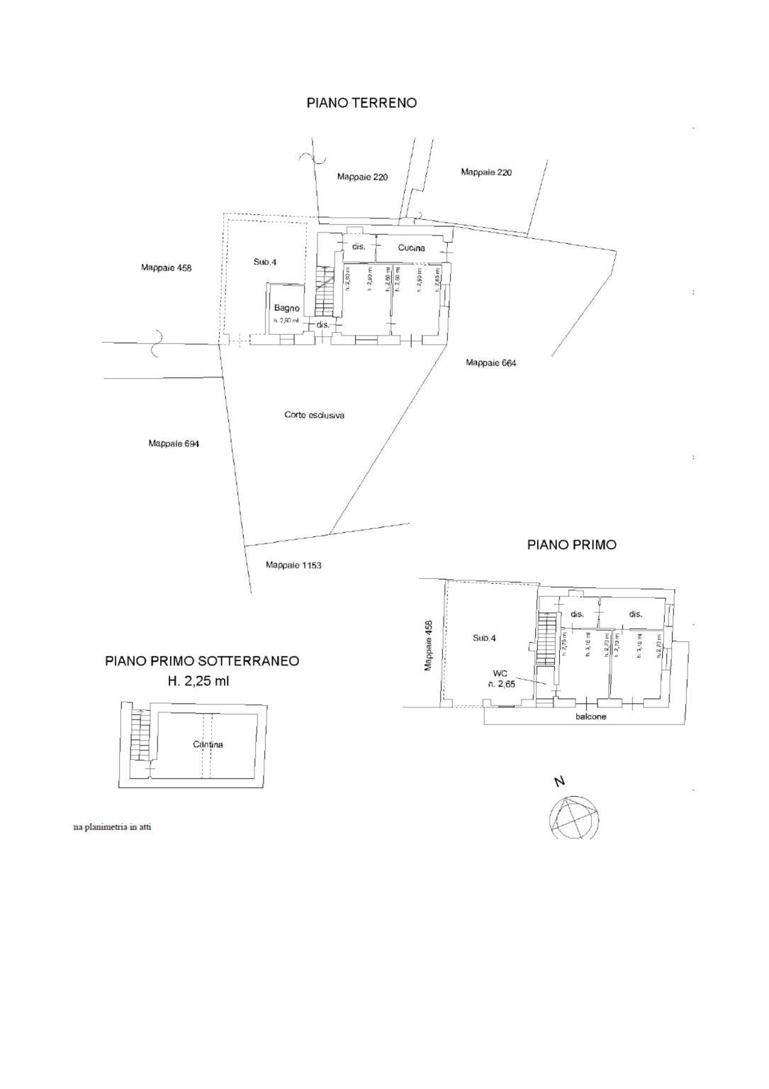 Rustico via San Costanzo, 11, Vignolo - planimetria 1
