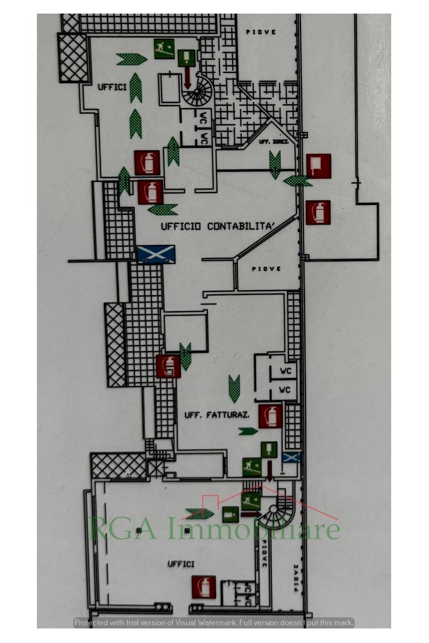 Ufficio viale Lombardia, Azzano San Paolo - planimetria 1
