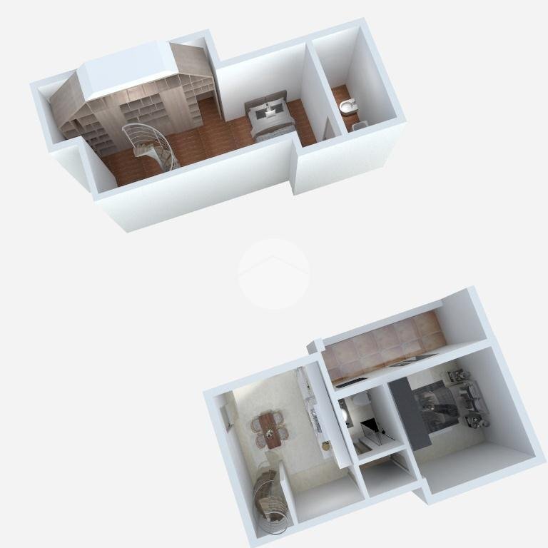 Two-room apartment Via Gremo, Leini - floor plans 1