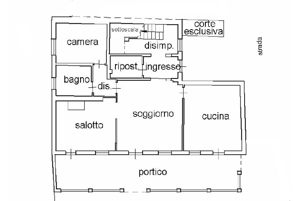 Casa indipendente Frazione Gerbidi, Livorno Ferraris - planimetria 1