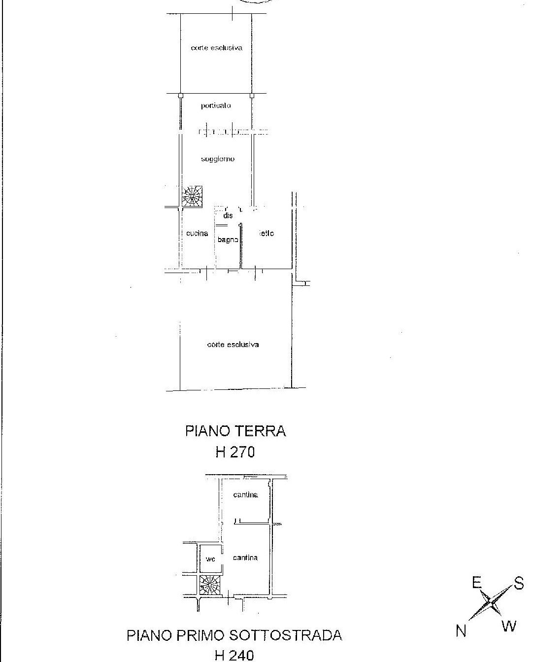 planimetria appartamento - Appartamento Castel Bolognese - planimetria 1