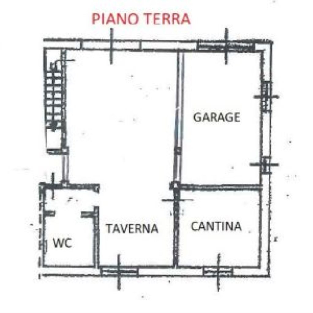 Villa Regione Mollere, Ceva - planimetria 1