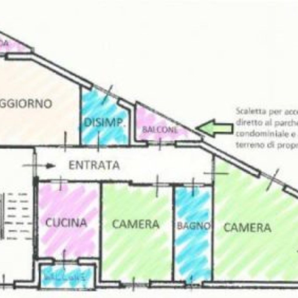 Appartamento Garessio - planimetria 1