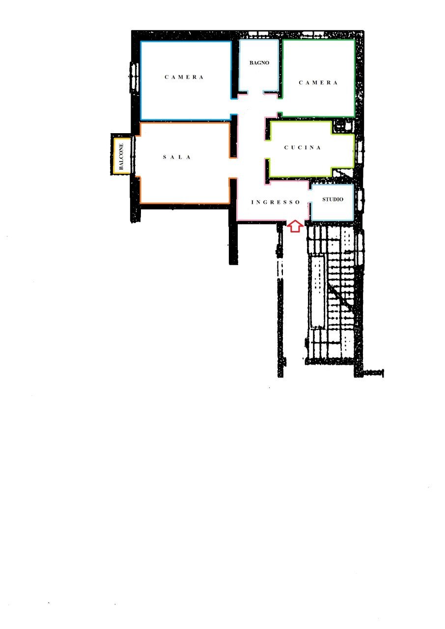 Apartment Bologna - floor plans 1