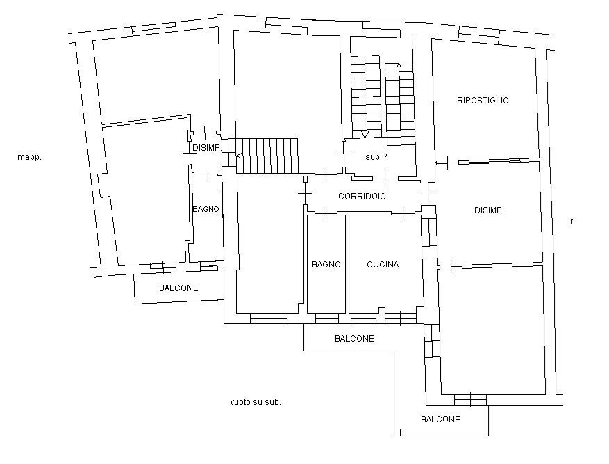 Independent house Villanova Mondovì - floor plans 1