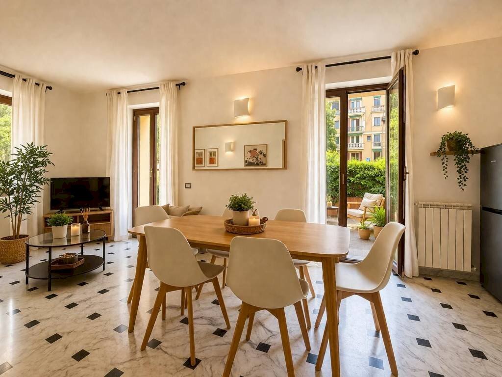 Salone - Trilocale via Bartolomeo Chighizola, 8, Genova (zona Quarto) - foto 2