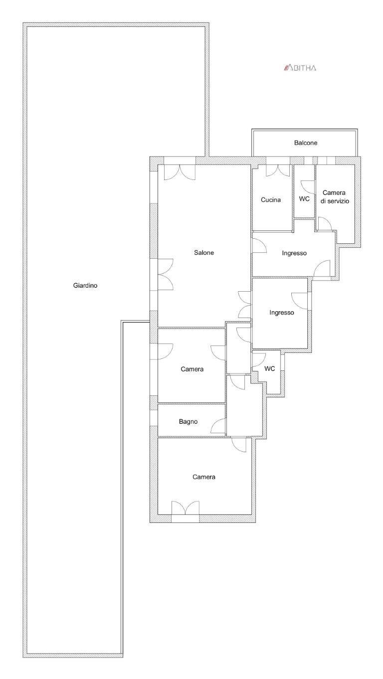 Apartment Via Trionfale, Roma - floor plans 1
