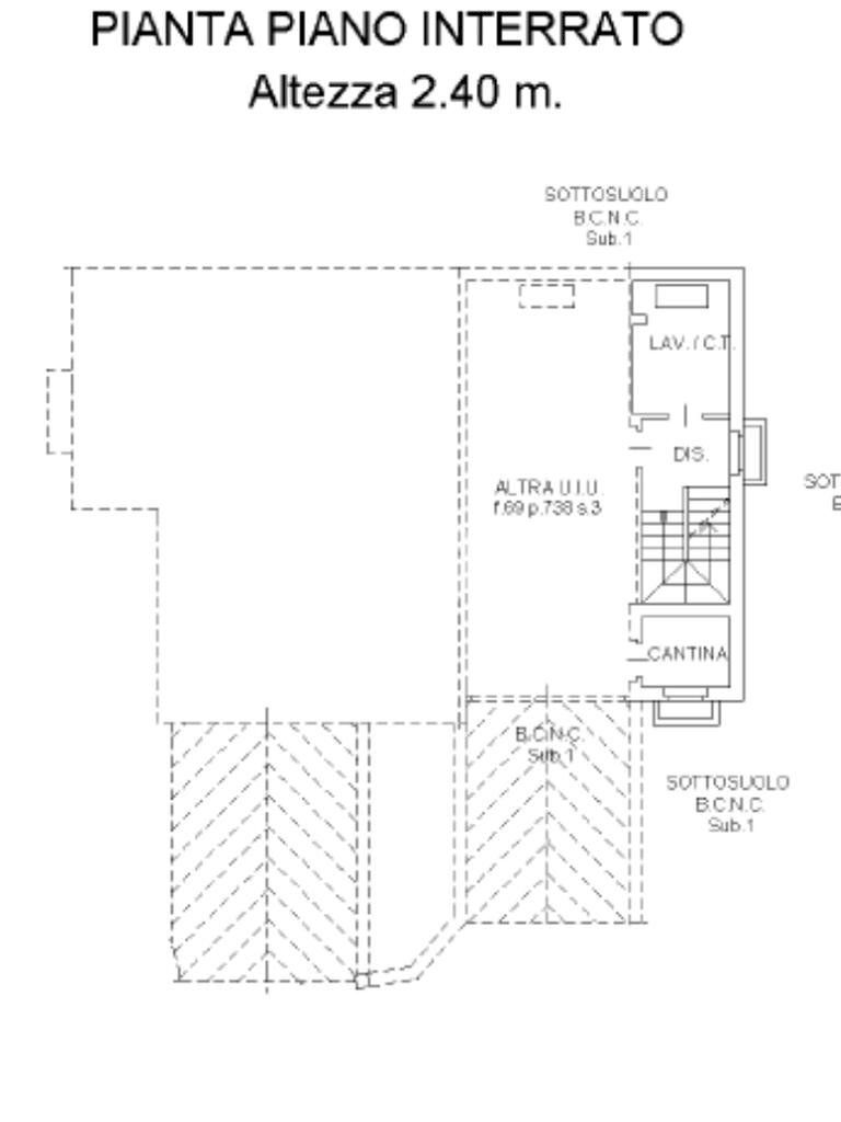 Porzione di casa Via Rosta, Giaveno - planimetria 1