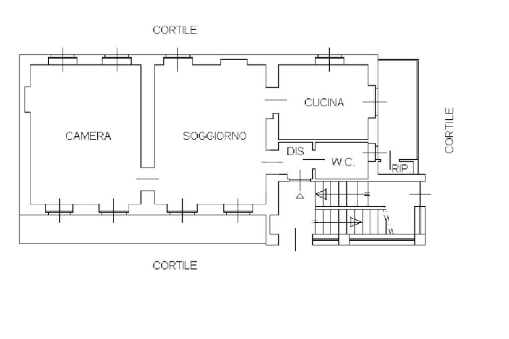 Four-room apartment Via Trento, Giaveno - floor plans 1