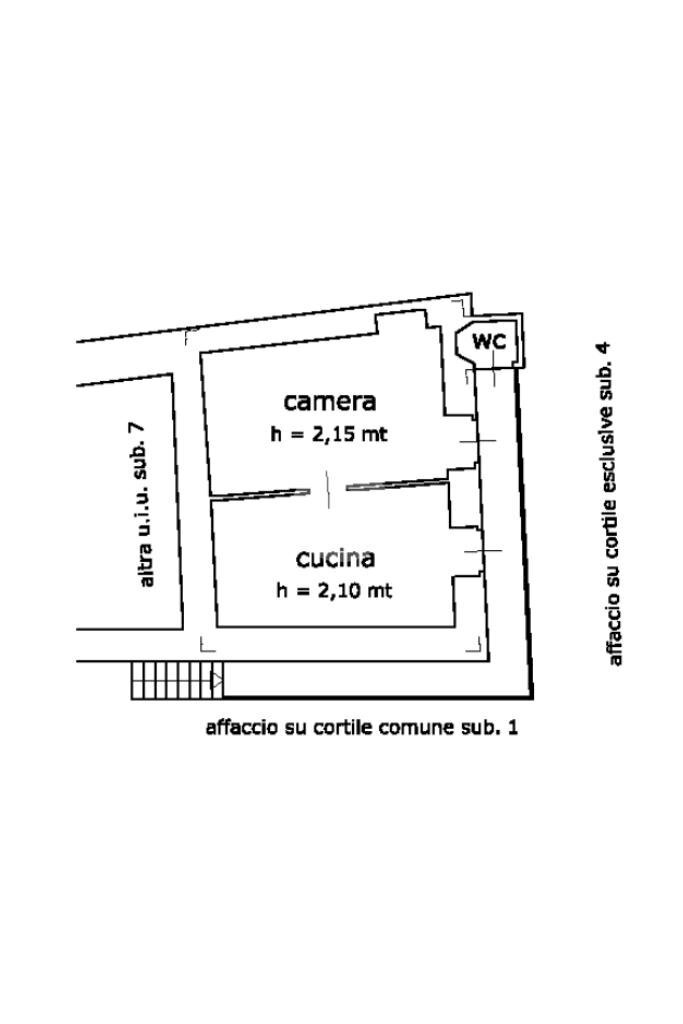 Semi-detached house Via ferro, Lemie - floor plans 1