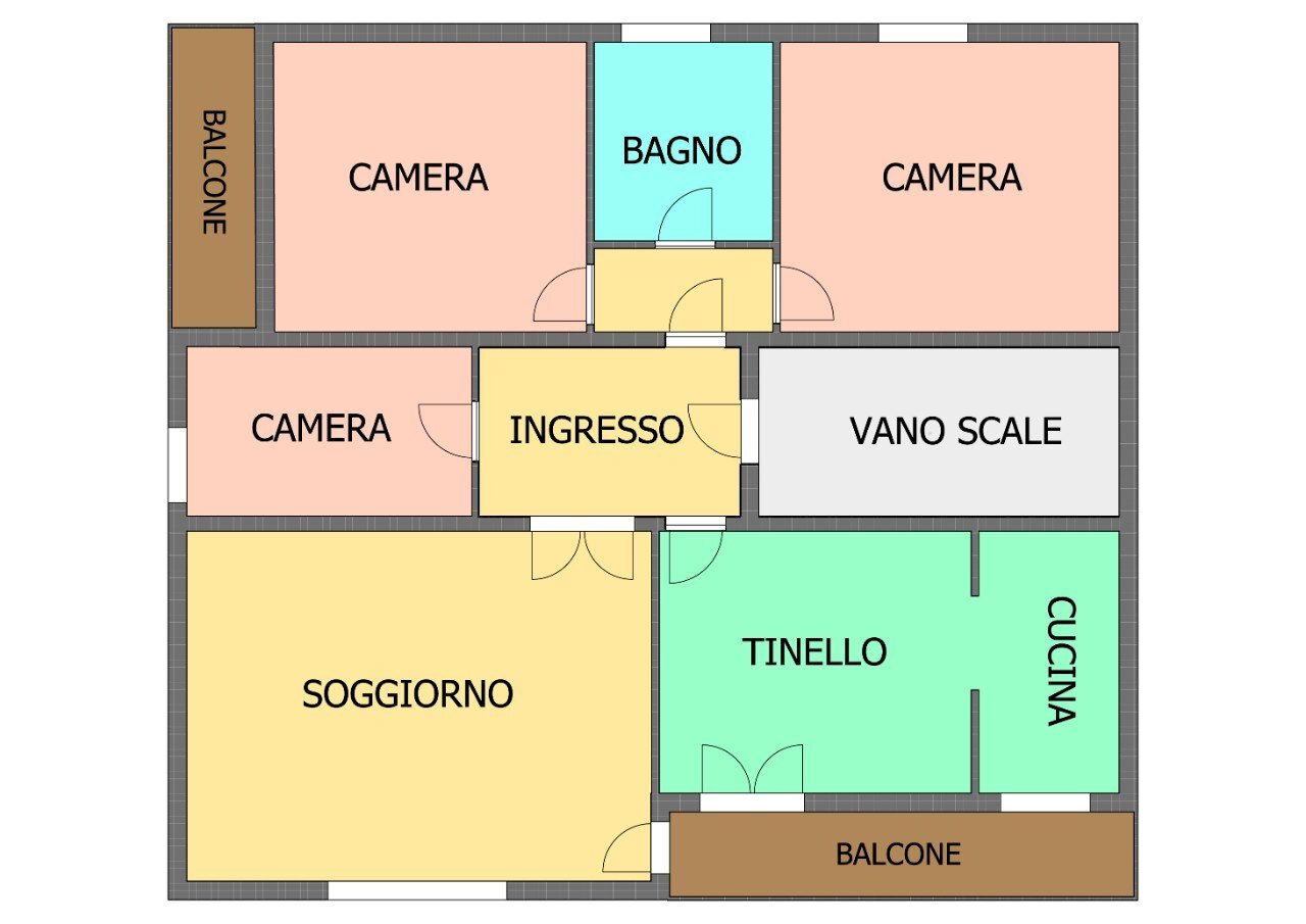 Appartamento Modena - planimetria 1