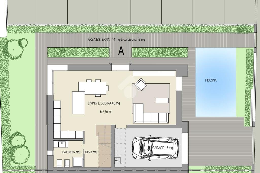 Porzione di casa Via Giove, Carpi - planimetria 1