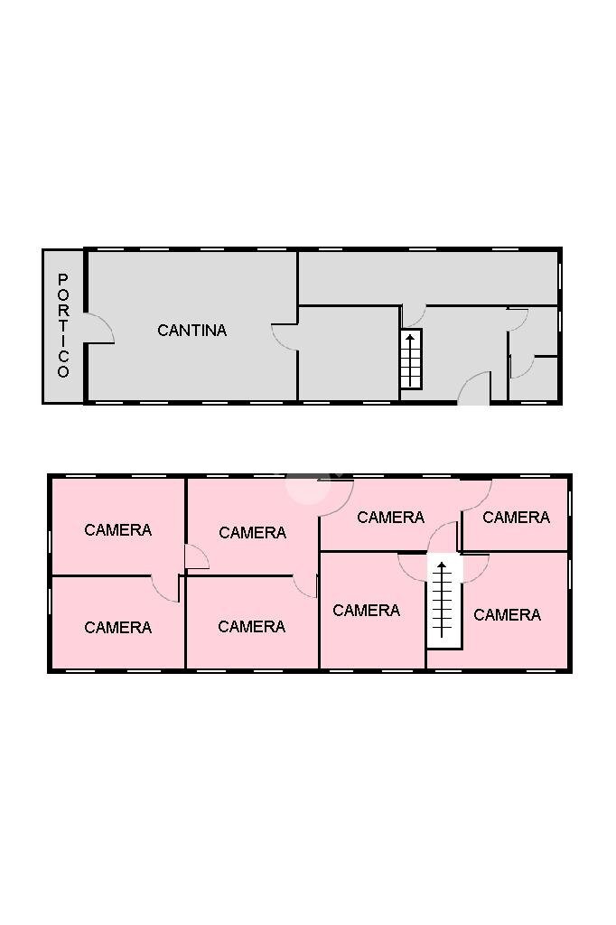 Rustic Via San Vitale, Russi - floor plans 1