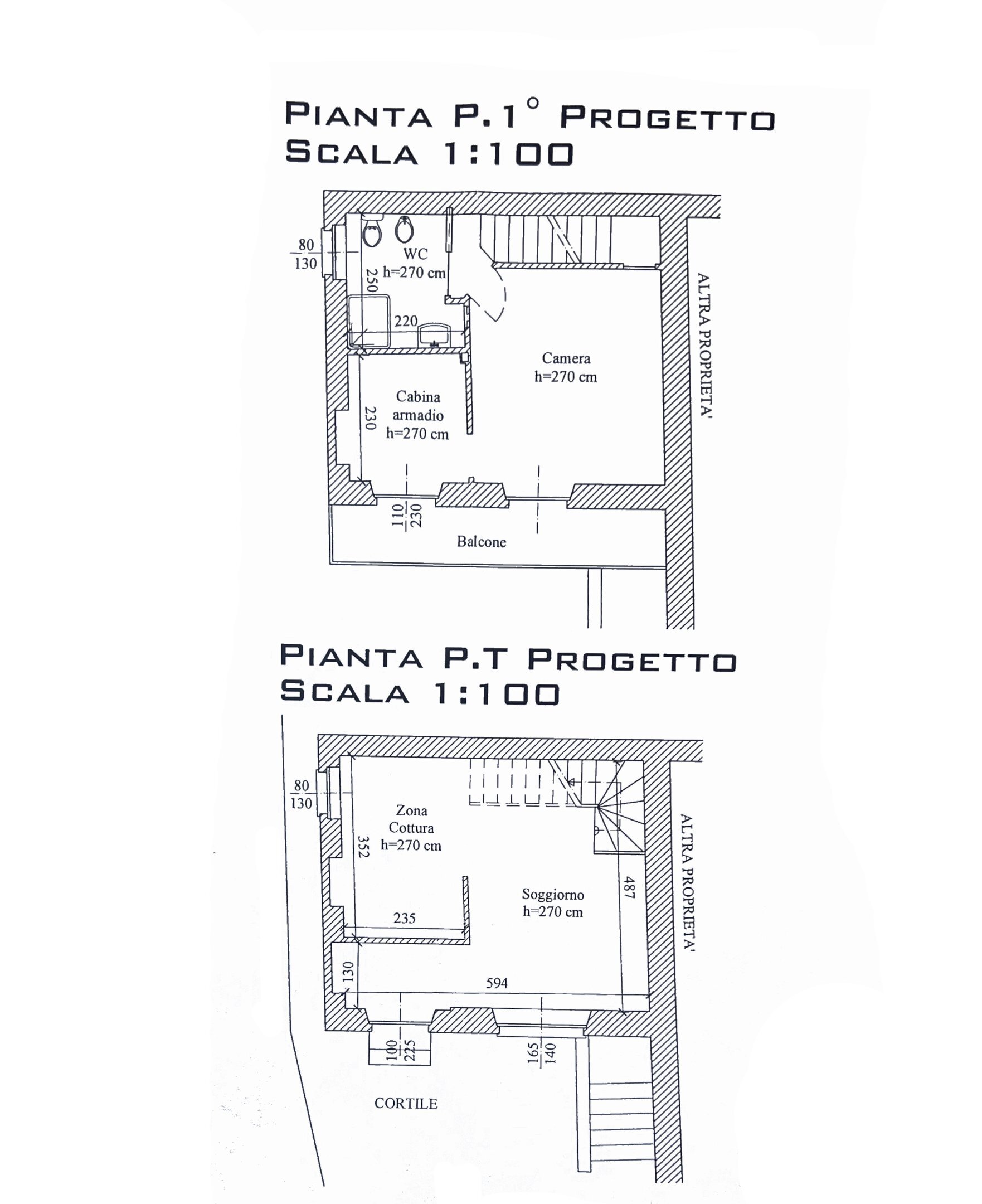 Casa indipendente via Roma, Castagnole Monferrato - planimetria 1
