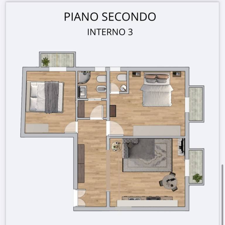 Interno appartamento - Trilocale via San Benedetto, 36, Rapallo - foto 1