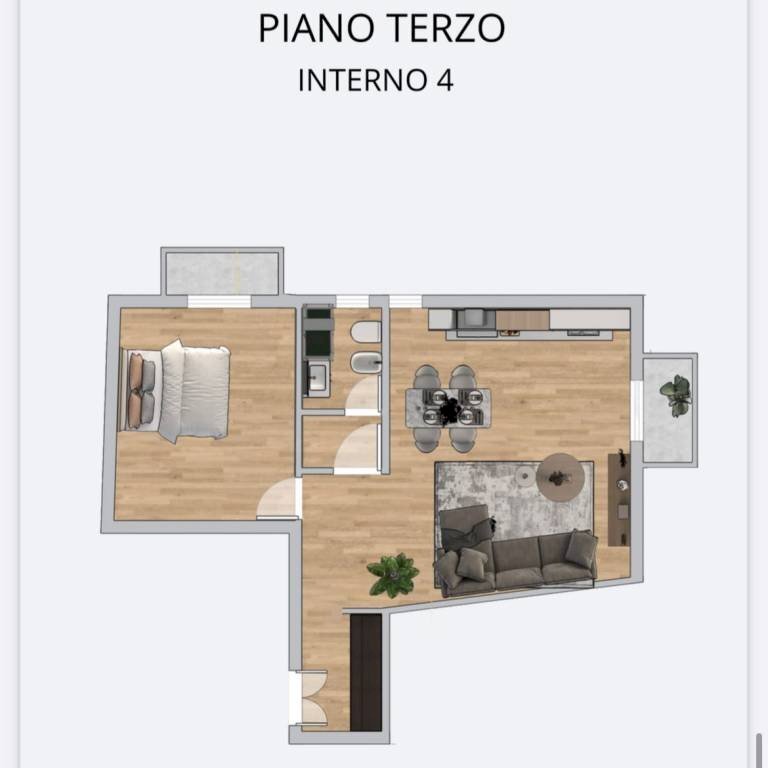 Interno appartamento - Trilocale via San Benedetto, 36, Rapallo - foto 2