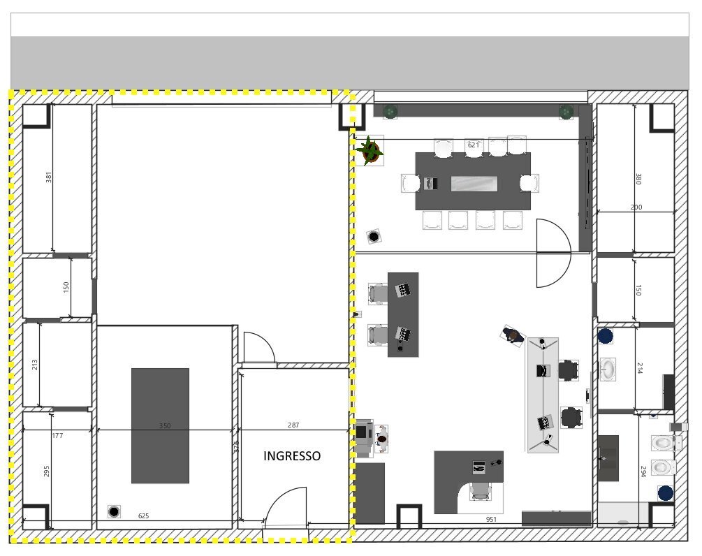 Shop via Alfredo Veroni, Parma - floor plans 1