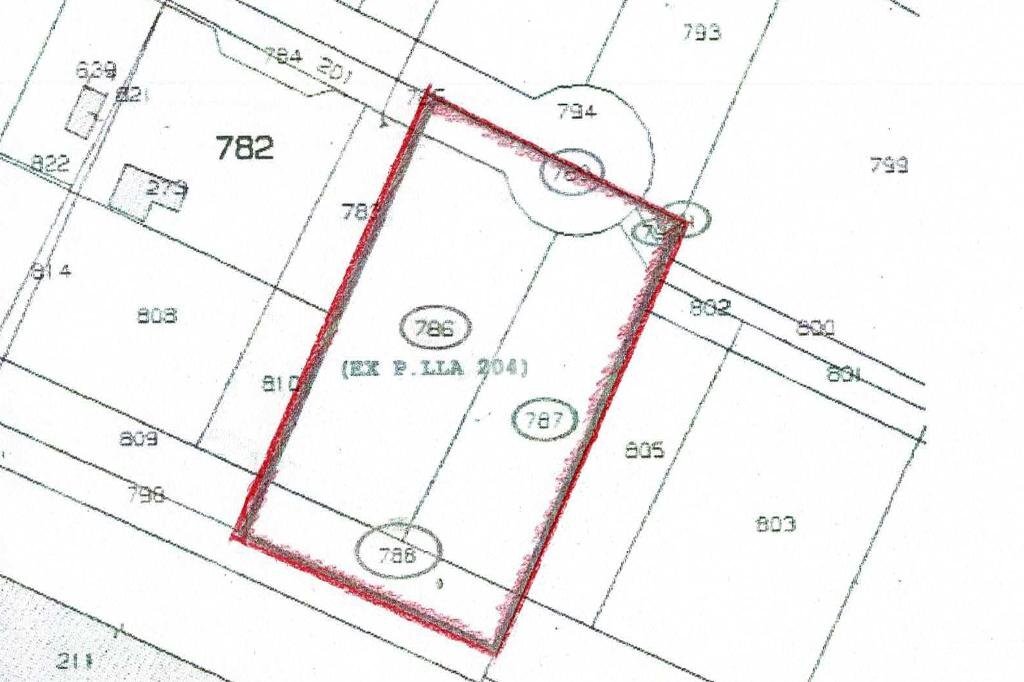 Terreno edificabile Via Alfieri, Rivalta di Torino - planimetria 1