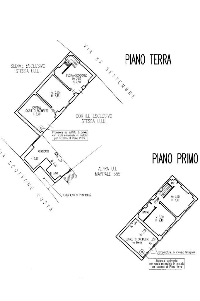 Casa indipendente Via XX Settembre, Casorzo - planimetria 1
