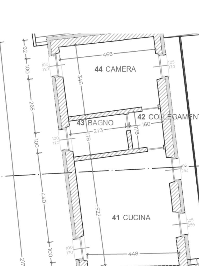 Two-room apartment Via Cristoforo Colombo, Narzole - floor plans 1