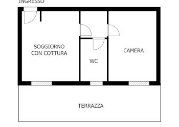 Planimetria - Bilocale Via Parma, Chiavari - foto 11