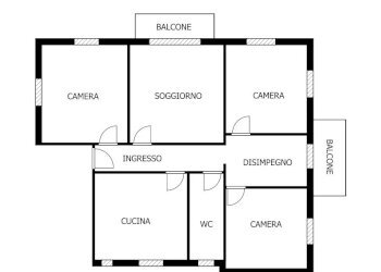 Planimetria - Appartamento in Villa Corso Buenos Aires, Chiavari - foto 23