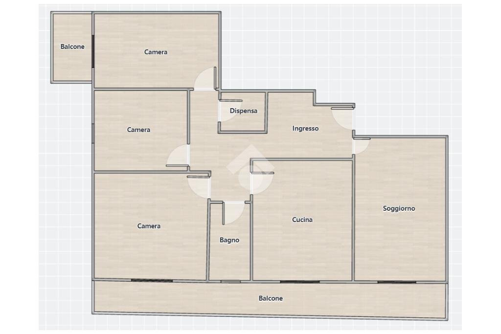 Appartamento Via Giovanni Guglielmo Longo, Genova (zona Pegli) - planimetria 1