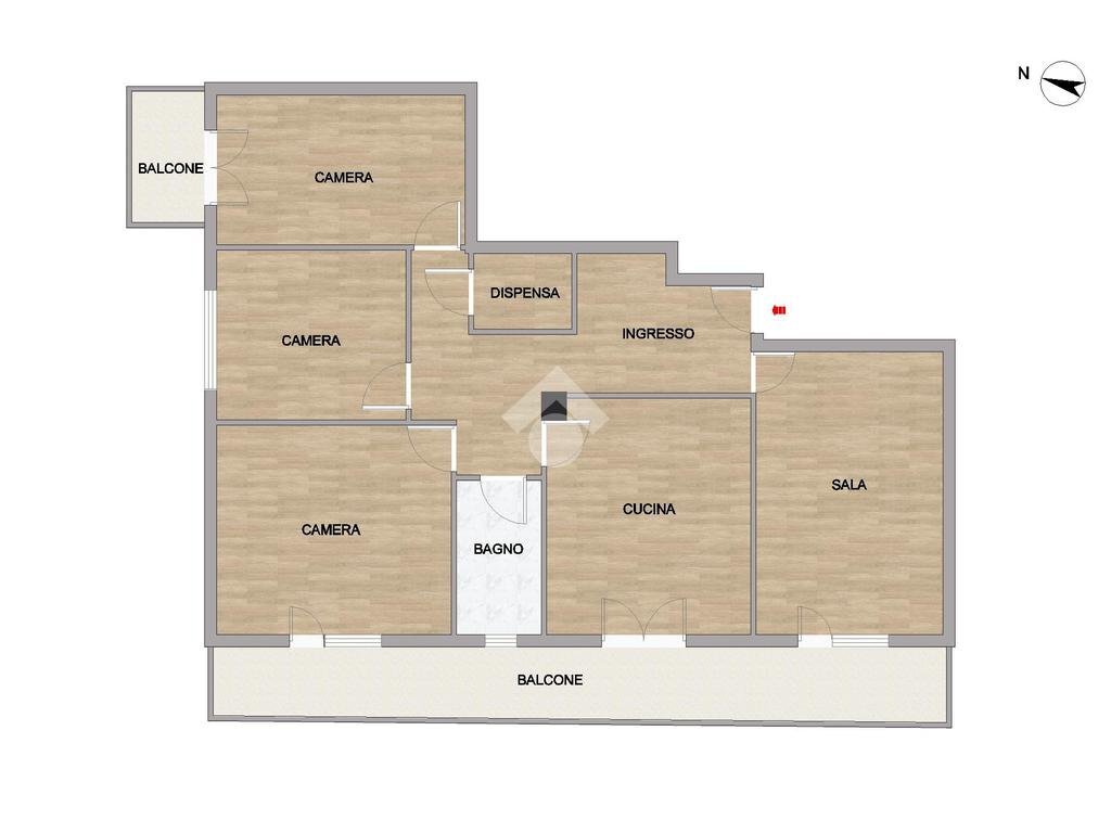 Apartment Via Giovanni Guglielmo Longo, Genova (neighborhood Pegli) - floor plans 1