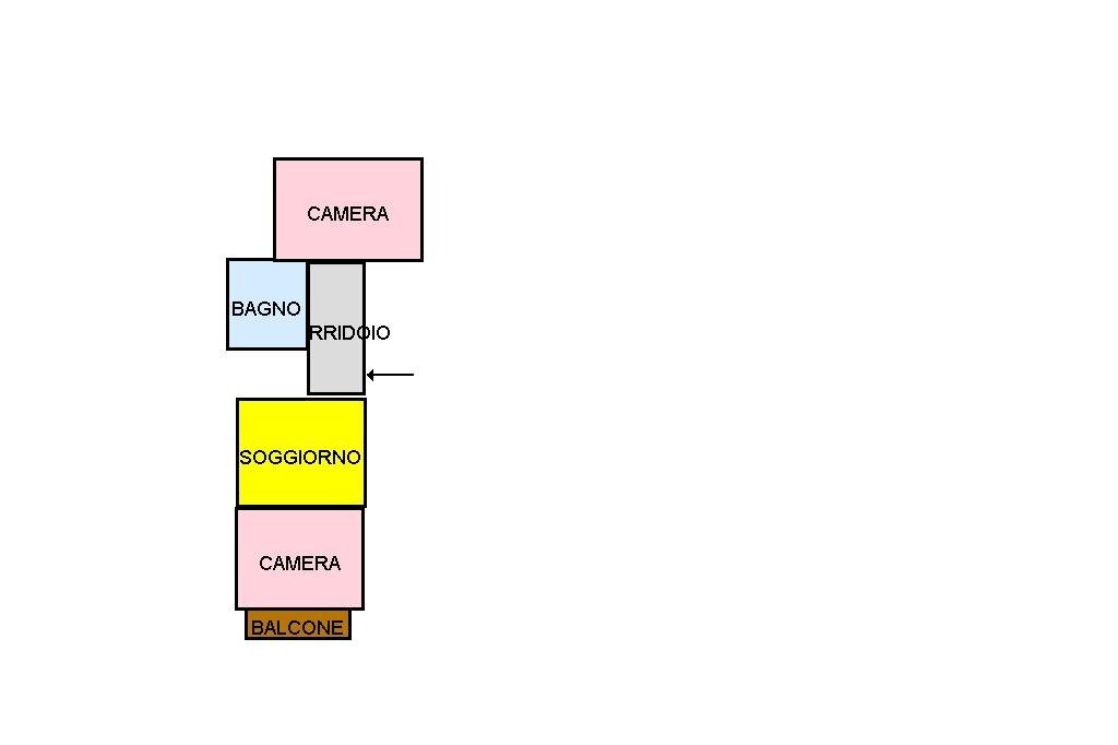 Trilocale Via Pacchiotti, Giaveno - planimetria 1