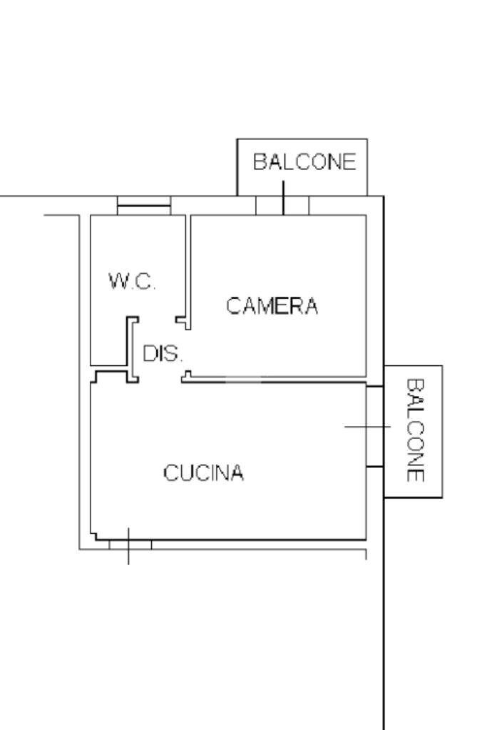 Two-room apartment Via Campania, Cervia - floor plans 1
