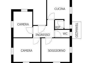 Planimetria - Quadrilocale Corso Dante, Chiavari - foto 18
