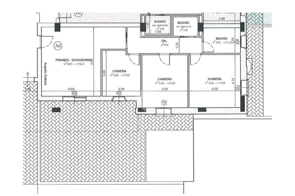 Quadrilocale Via Botticelli, Castellarano - planimetria 1