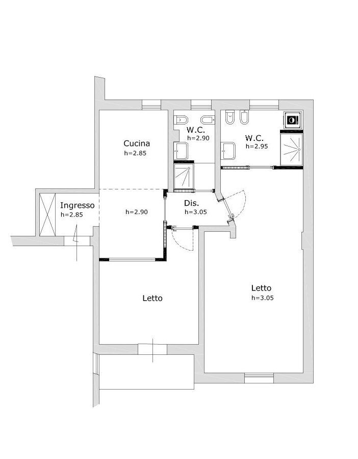 Appartamento Imola - planimetria 1