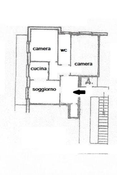 Trilocale corso Ferdinando Magellano, 1c, Genova (zona Sampierdarena) - planimetria 1